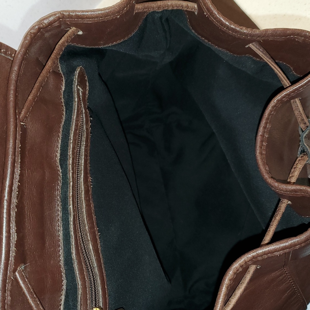 USA 🇺🇲 Vintage COACH #0529 Mahogany Leather Backpack - Picture 10 of 12